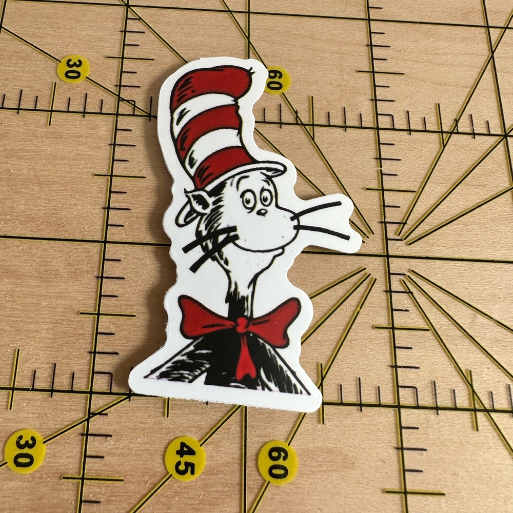 ❤️10/$10 STICKER SALE | 🆕 Dr. Suess Waterproof Vinyl Sticker